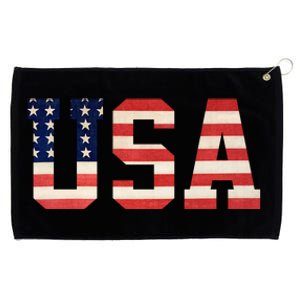 Usa American Pride Festive Grommeted Golf Towel