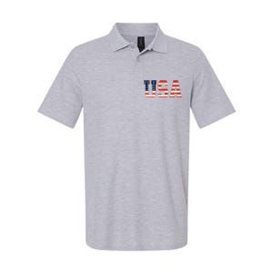 Usa American Pride Festive Softstyle Adult Sport Polo