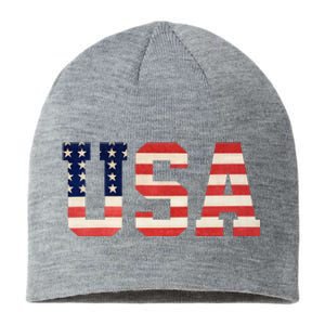 Usa American Pride Festive Sustainable Beanie