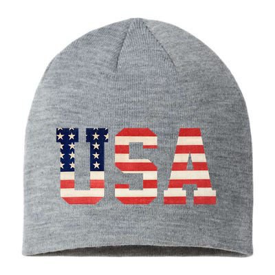 Usa American Pride Festive Sustainable Beanie