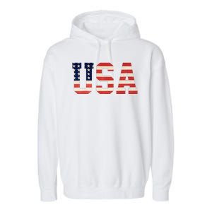 Usa American Pride Festive Garment-Dyed Fleece Hoodie