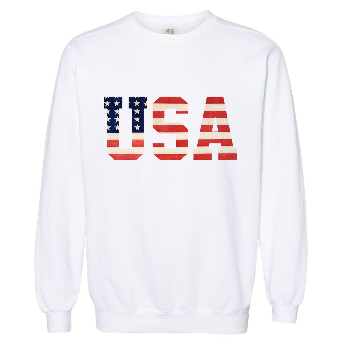 Usa American Pride Festive Garment-Dyed Sweatshirt