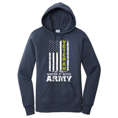 U.S. Army Proud Army Veteran Vintage Gift Women's Pullover Hoodie