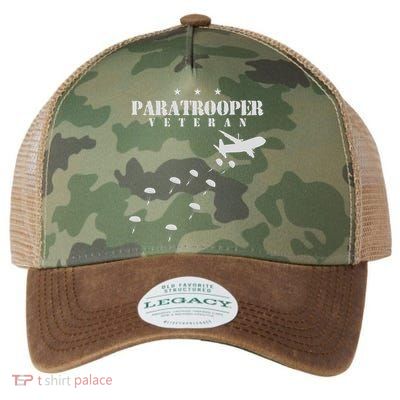 U.S Airborne Paratroopers Veteran Vintage Legacy Tie Dye Trucker Hat