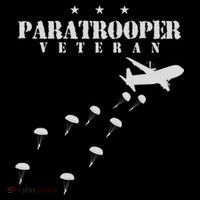 U.S Airborne Paratroopers Veteran Vintage Poster