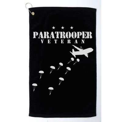 U.S Airborne Paratroopers Veteran Vintage Golf Towel