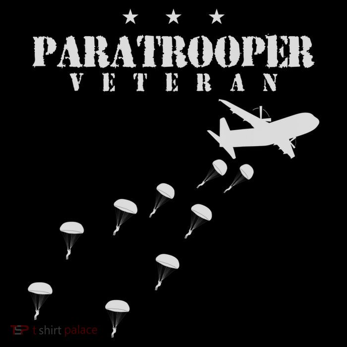 U.S Airborne Paratroopers Veteran Vintage Kids T-Shirt