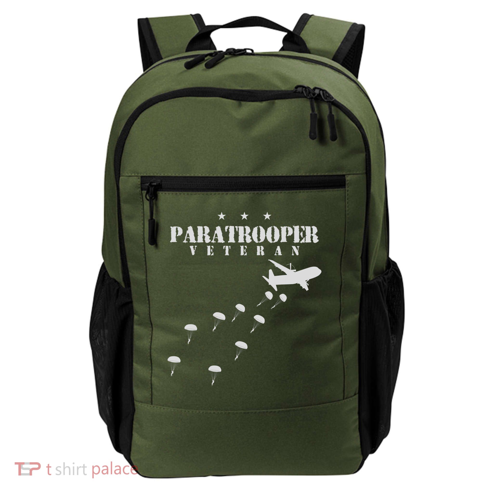 U.S Airborne Paratroopers Veteran Vintage Backpack