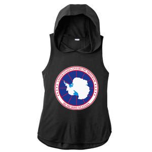 Usa Antarctic Program Antarctica Ladies PosiCharge Tri-Blend Wicking Draft Hoodie Tank