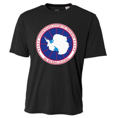 Usa Antarctic Program Antarctica Cooling Performance Crew T-Shirt