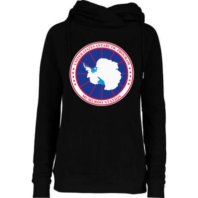 Usa Antarctic Program Antarctica Womens Funnel Neck Pullover Hood