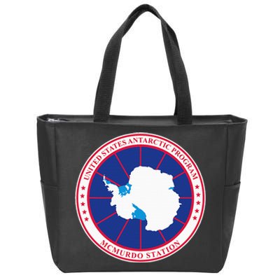 Usa Antarctic Program Antarctica Zip Tote Bag