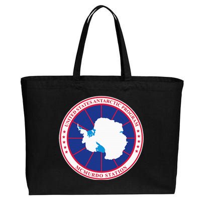 Usa Antarctic Program Antarctica Cotton Canvas Jumbo Tote