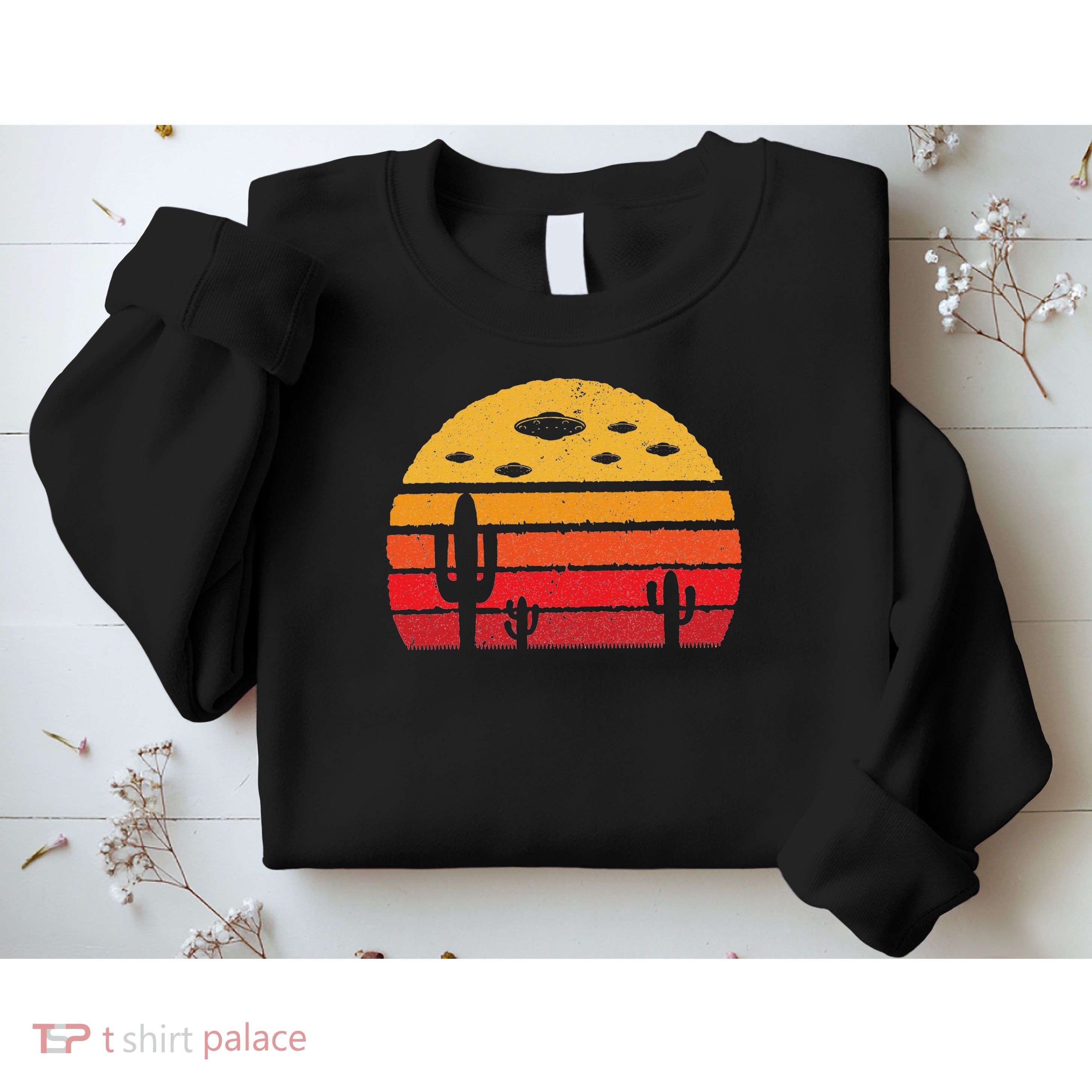 Ufo Alien Retro Desert Extraterrestrial Gift Sweatshirt