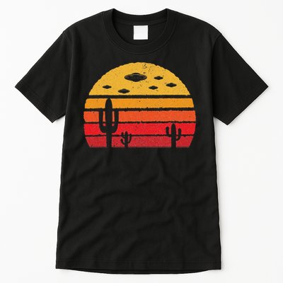 Ufo Alien Retro Desert Extraterrestrial Gift Tall T-Shirt