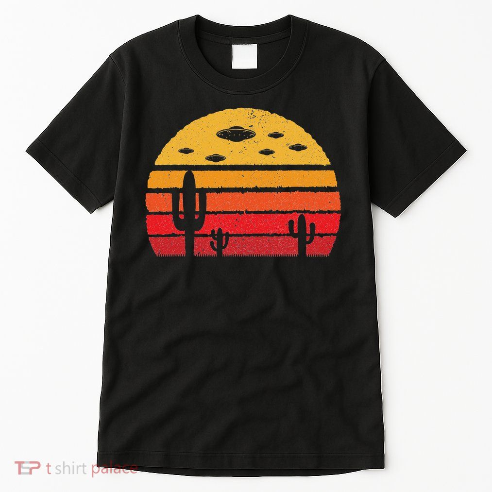Ufo Alien Retro Desert Extraterrestrial Gift Tall T-Shirt