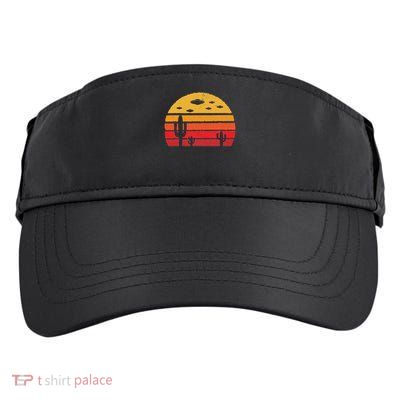 Ufo Alien Retro Desert Extraterrestrial Gift Adult Drive Performance Visor