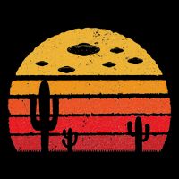 Ufo Alien Retro Desert Extraterrestrial Gift 16 in Basic Backpack