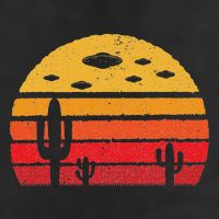 Ufo Alien Retro Desert Extraterrestrial Gift 25L Jumbo Tote