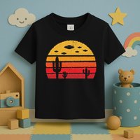 Ufo Alien Retro Desert Extraterrestrial Gift Toddler T-Shirt