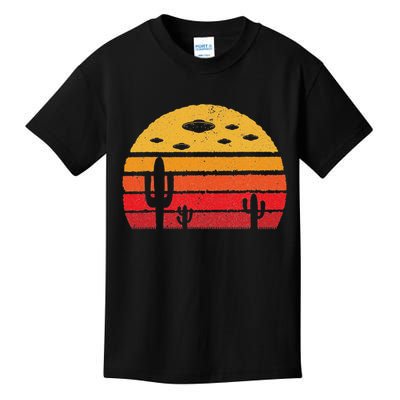 Ufo Alien Retro Desert Extraterrestrial Gift Kids T-Shirt