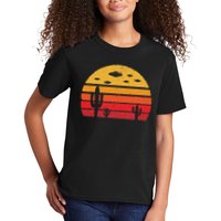 Ufo Alien Retro Desert Extraterrestrial Gift Kids T-Shirt