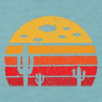 Ufo Alien Retro Desert Extraterrestrial Gift Sueded Cloud Jersey T-Shirt