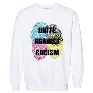 Unite Against Racism Anti Trump & No Racism Garment-Dyed Sweatshirt