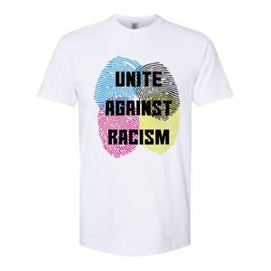 Unite Against Racism Anti Trump & No Racism Softstyle CVC T-Shirt