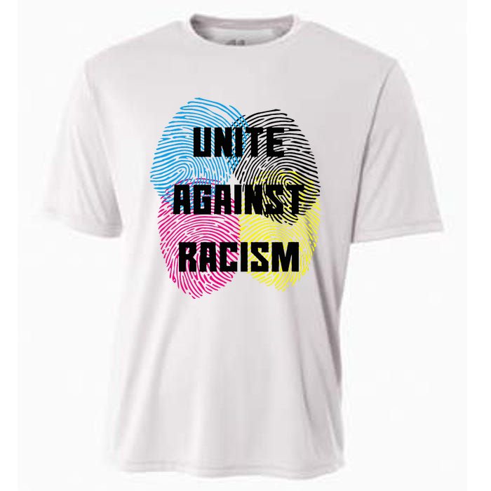 Unite Against Racism Anti Trump & No Racism Cooling Performance Crew T-Shirt