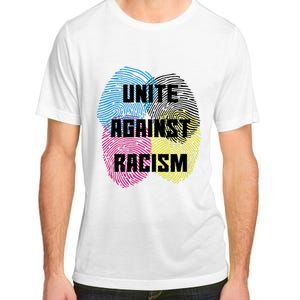 Unite Against Racism Anti Trump & No Racism Adult ChromaSoft Performance T-Shirt