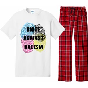 Unite Against Racism Anti Trump & No Racism Pajama Set