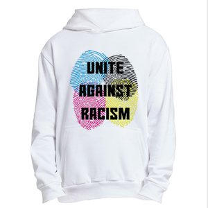 Unite Against Racism Anti Trump & No Racism Urban Pullover Hoodie