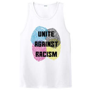 Unite Against Racism Anti Trump & No Racism PosiCharge Competitor Tank