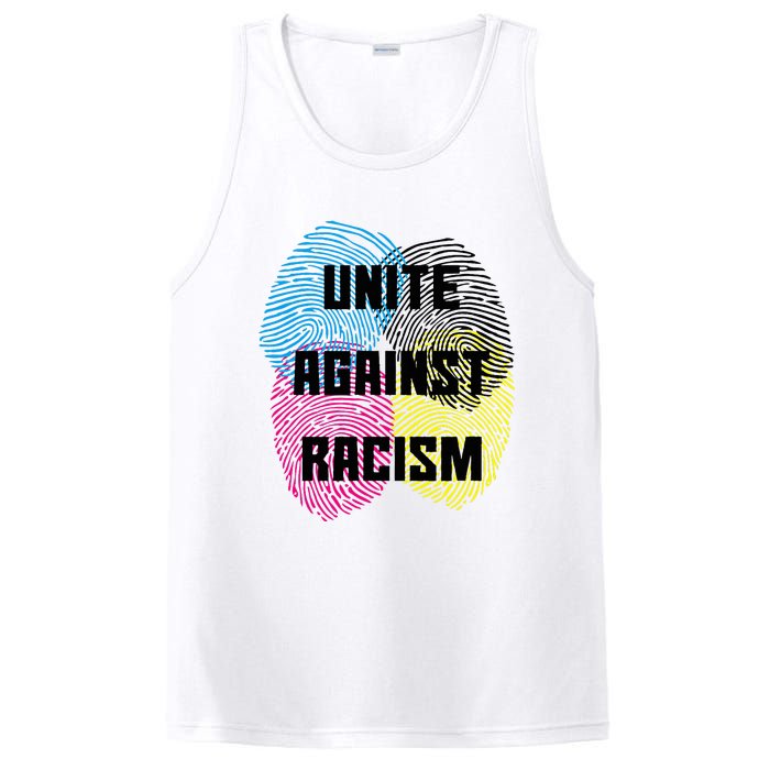 Unite Against Racism Anti Trump & No Racism PosiCharge Competitor Tank