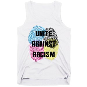 Unite Against Racism Anti Trump & No Racism Tank Top