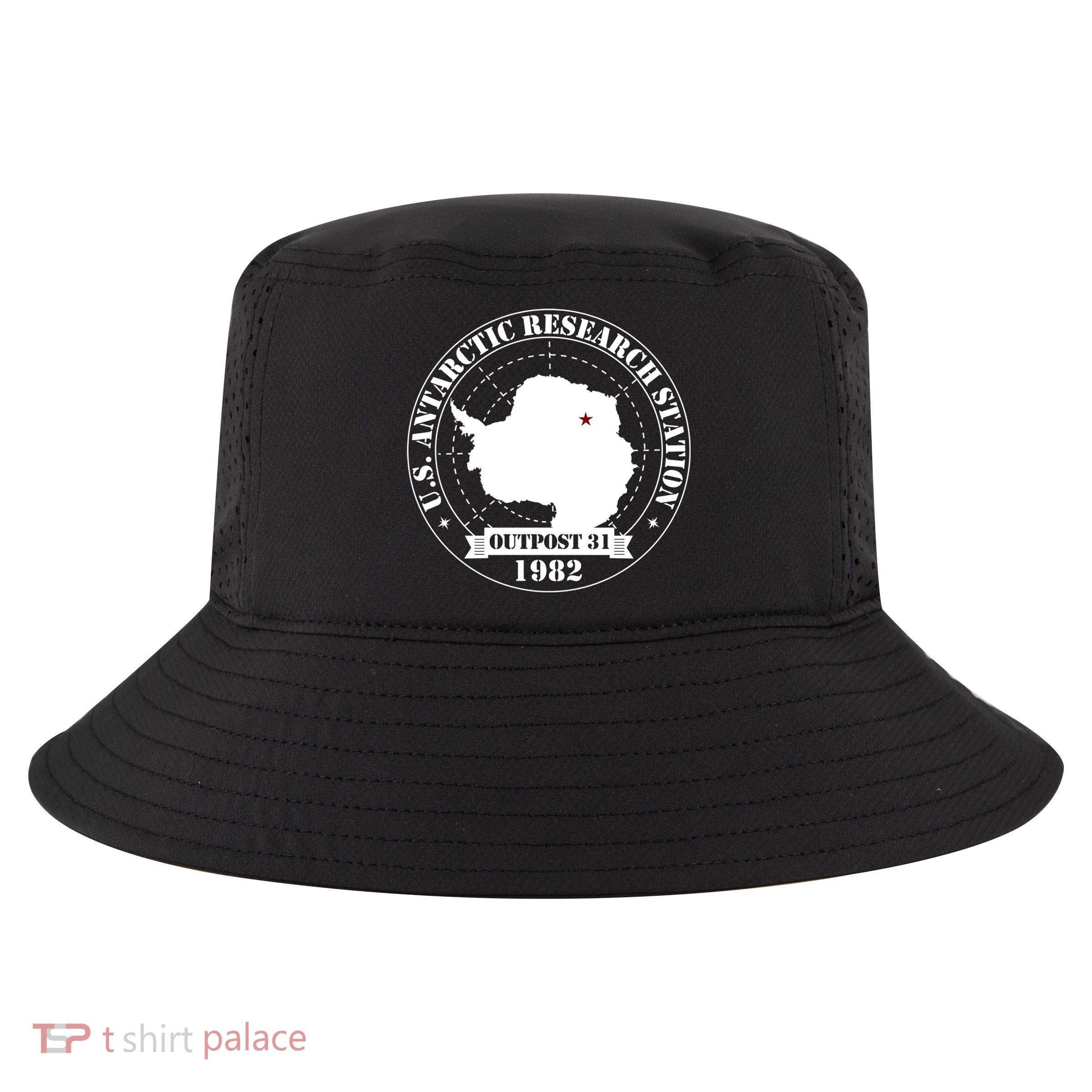 Us Antarctic Research Station Outpost 31 Year 1982 Gift Cool Comfort Performance Bucket Hat