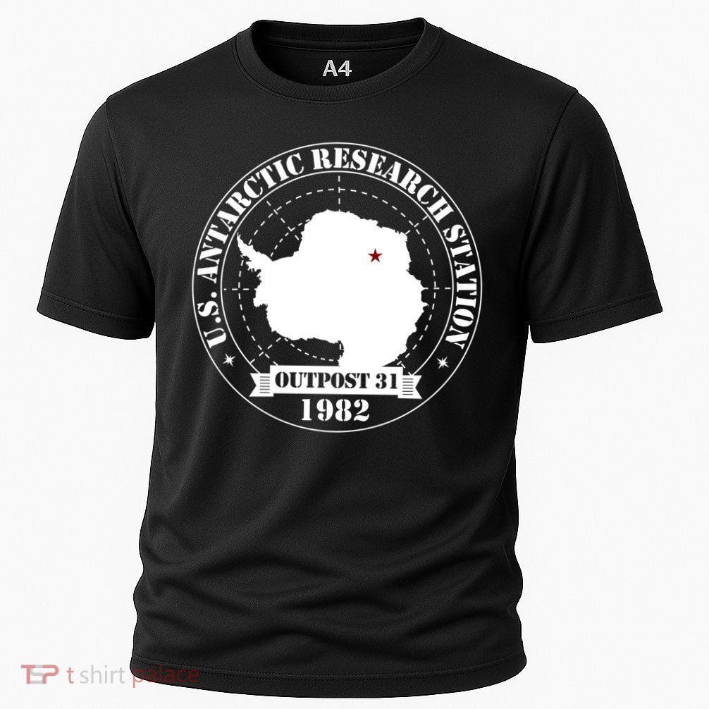 Us Antarctic Research Station Outpost 31 Year 1982 Gift Performance Shirt