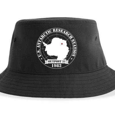 Us Antarctic Research Station Outpost 31 Year 1982 Gift Sustainable Bucket Hat