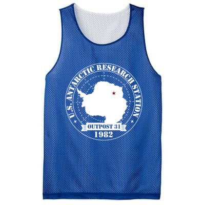 Us Antarctic Research Station Outpost 31 Year 1982 Gift Mesh Reversible Basketball Jersey Tank