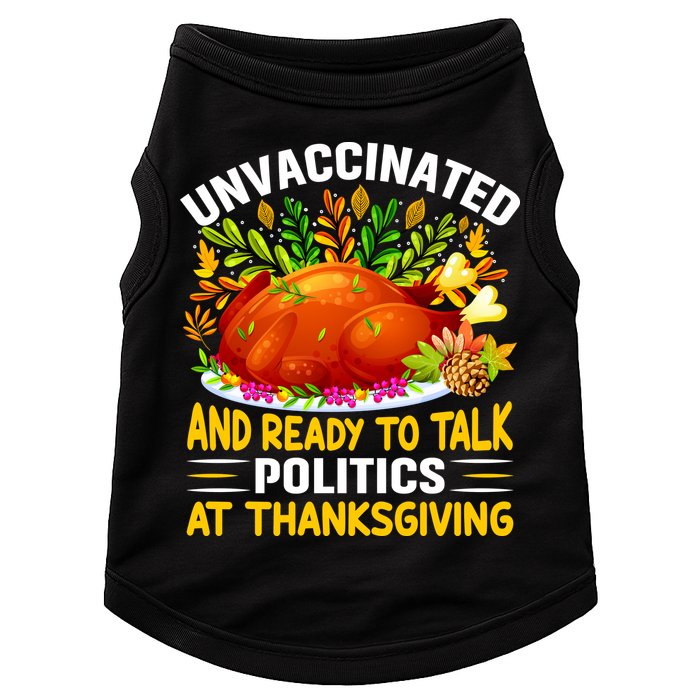 Unvaccinated And Ready To Talk Politics At Thanksgiving Doggie Tank