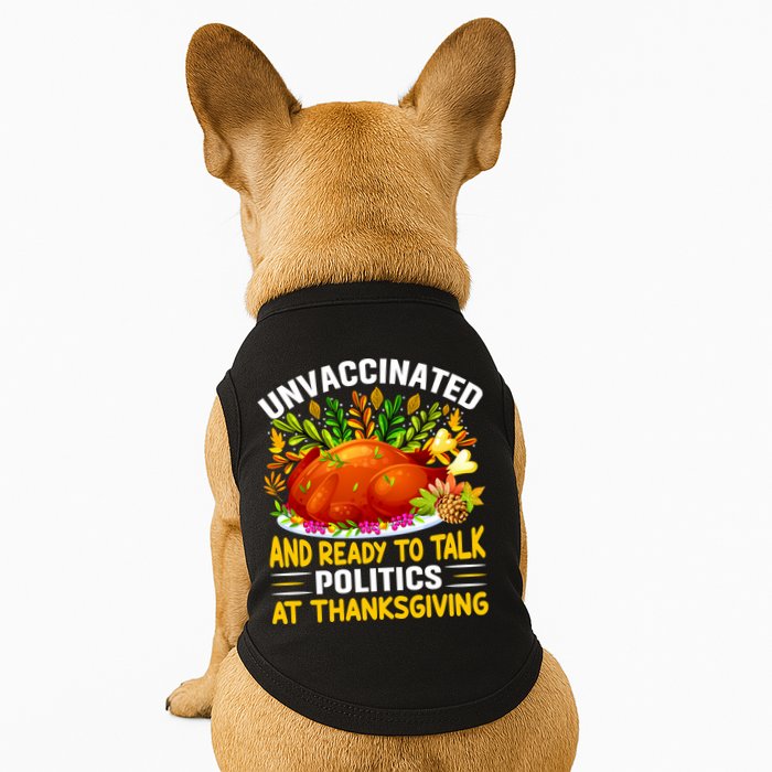 Unvaccinated And Ready To Talk Politics At Thanksgiving Doggie Tank