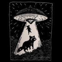 Ufos And Raccoons Weirdcore Pastel Goth Punk Goblincore Full-Length Apron With Pockets