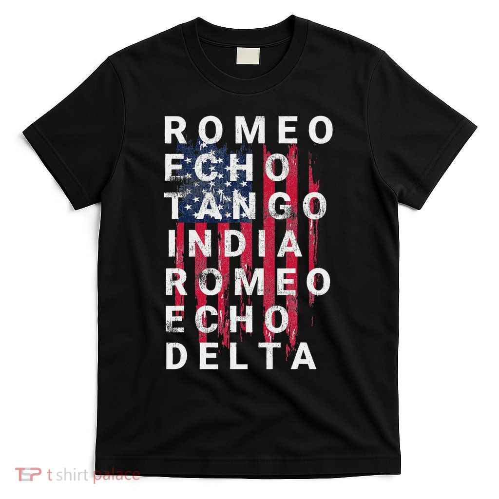 Us Army Retired Phonetic Military Alphabet Gift T-Shirt