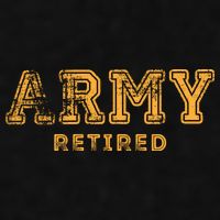Army Retired Retirement Gift Ladies PosiCharge Tri-Blend Wicking Tank