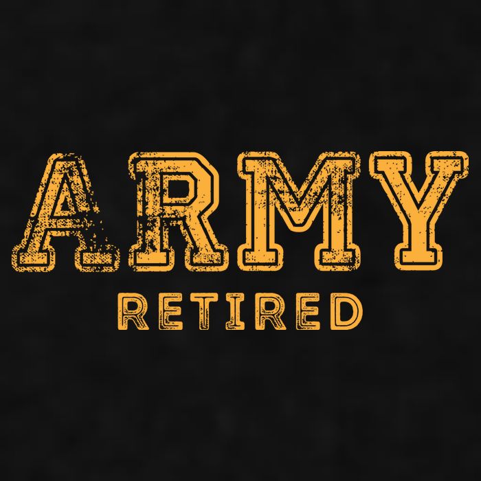 Army Retired Retirement Gift Ladies PosiCharge Tri-Blend Wicking Tank