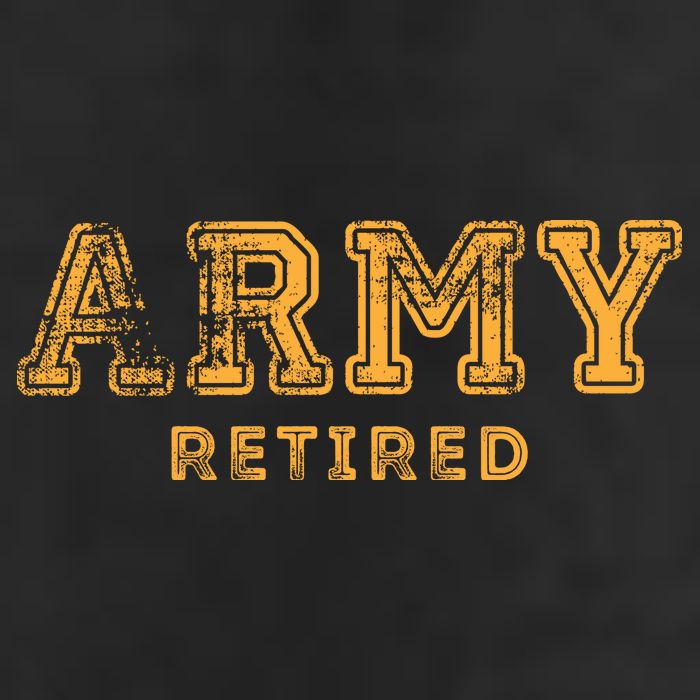 Army Retired Retirement Gift Cool Comfort Performance Bucket Hat