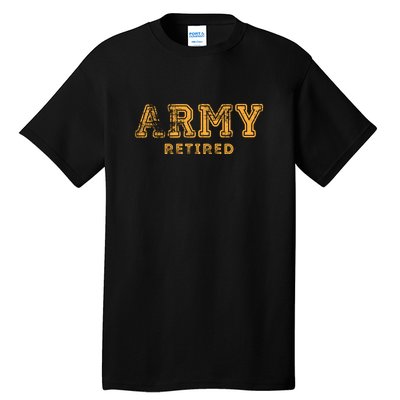 US Army Retired Retirement Gift Tall T-Shirt