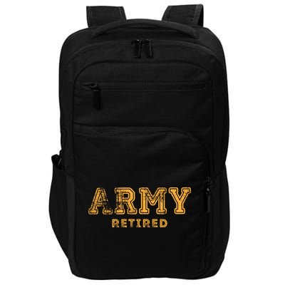 Army Retired Retirement Gift Impact Tech Backpack