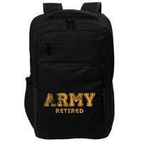 Army Retired Retirement Gift Impact Tech Backpack